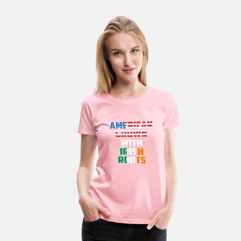American Grown With Irish Roots Funny Gift