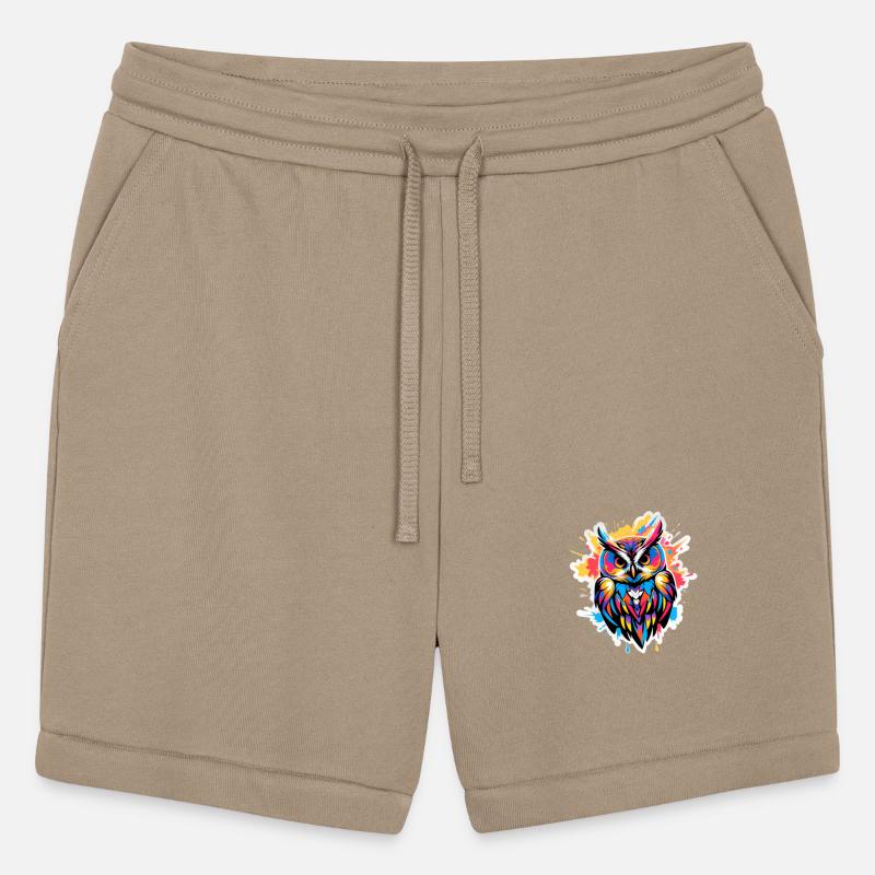 An owl graffiti-style