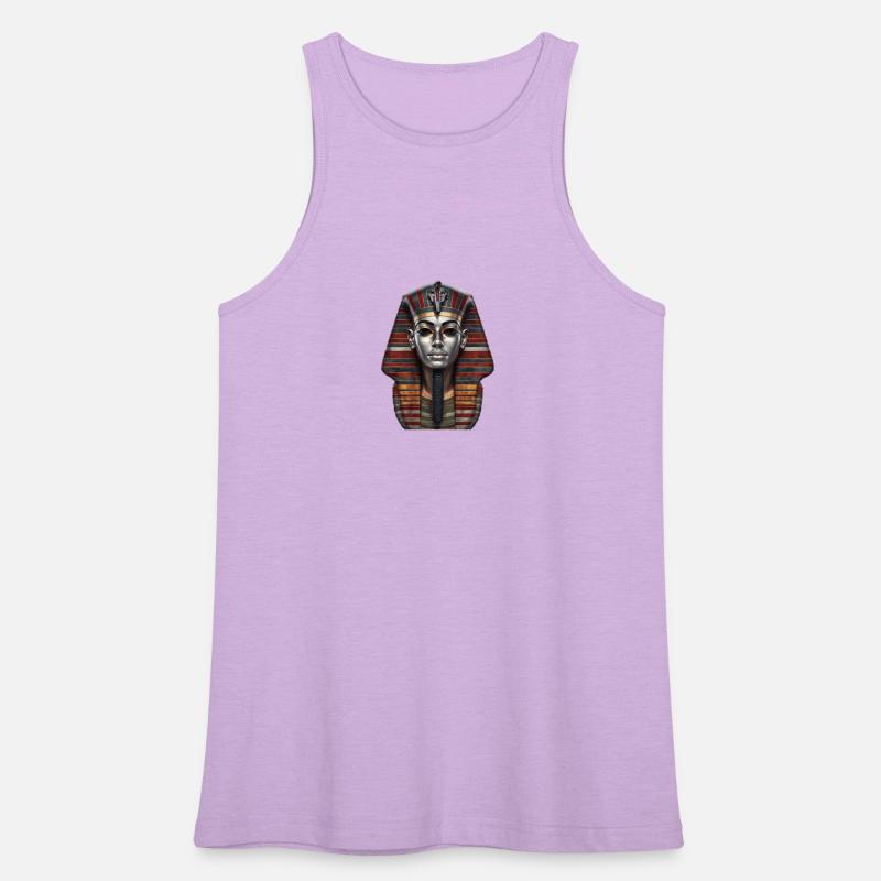 Ancient Egyptian Funerary Mask With Silver Face