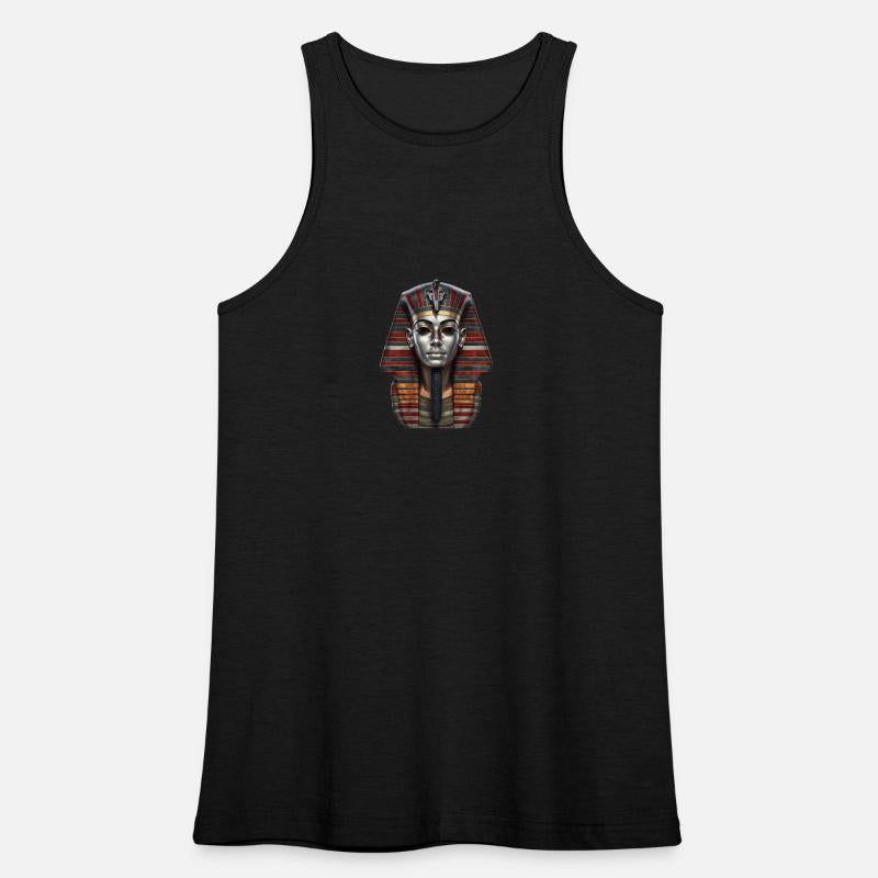 Ancient Egyptian Funerary Mask With Silver Face