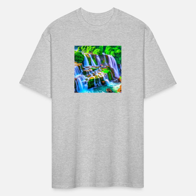 art painting waterfall water painting