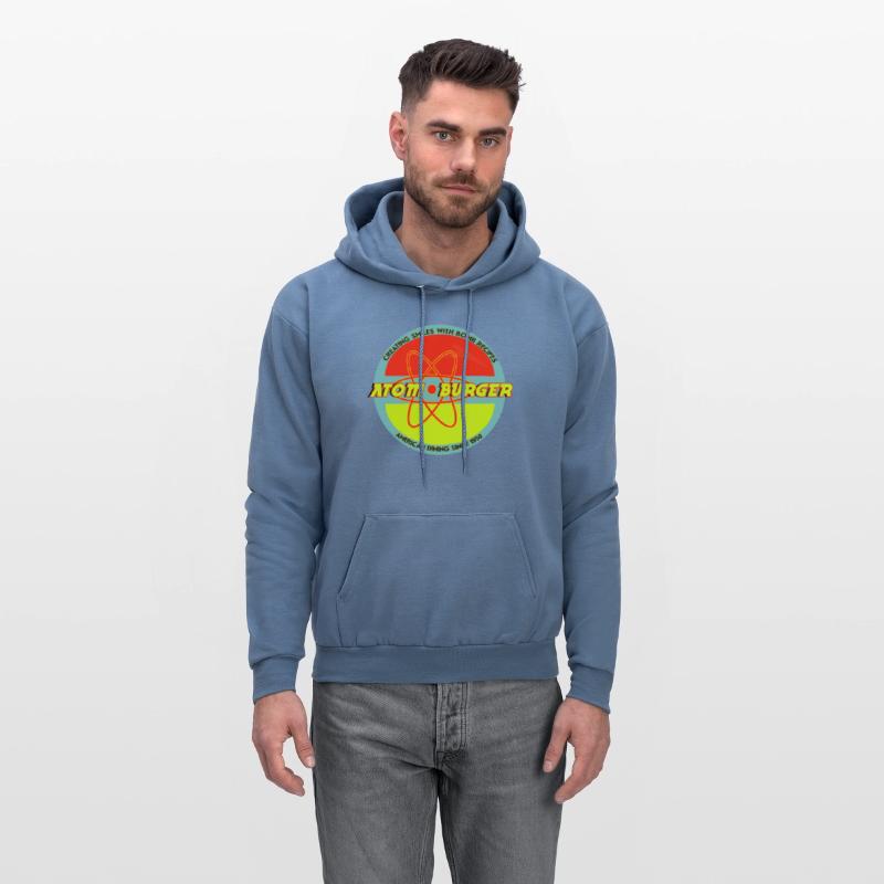 Atom Burger Retro Style