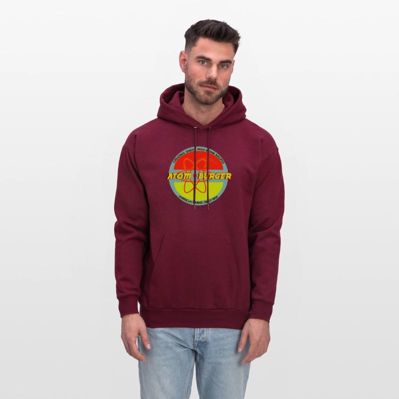 Atom Burger Retro Style