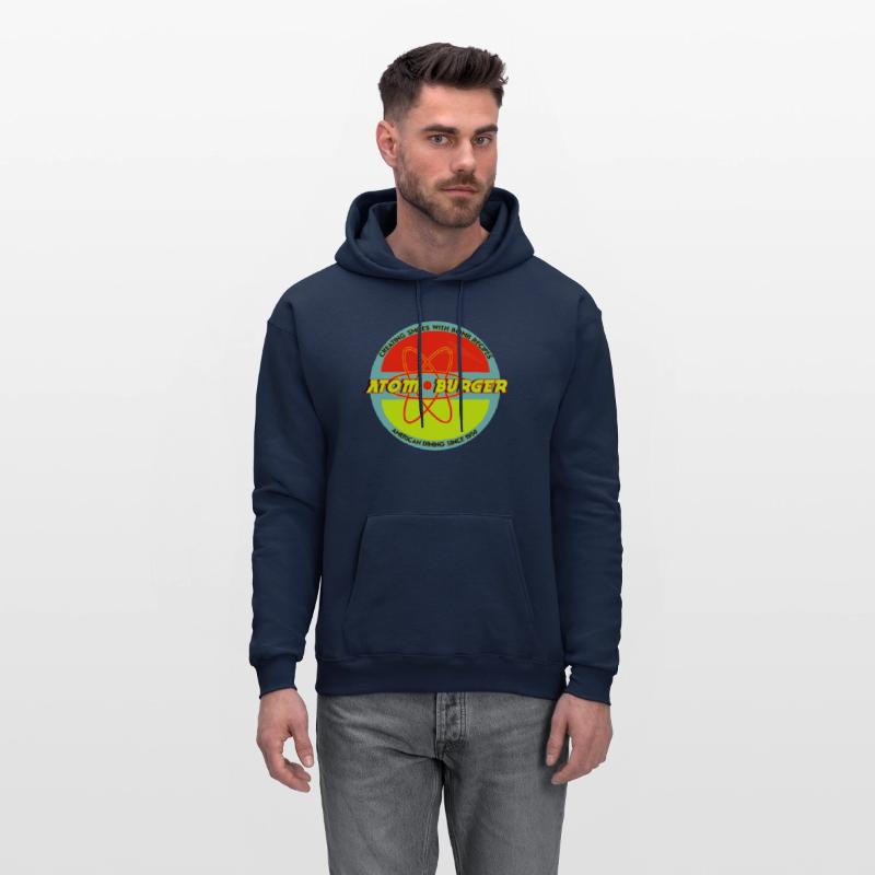 Atom Burger Retro Style