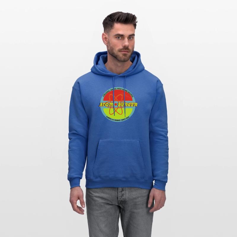 Atom Burger Retro Style