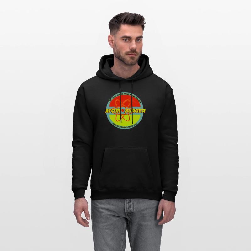 Atom Burger Retro Style