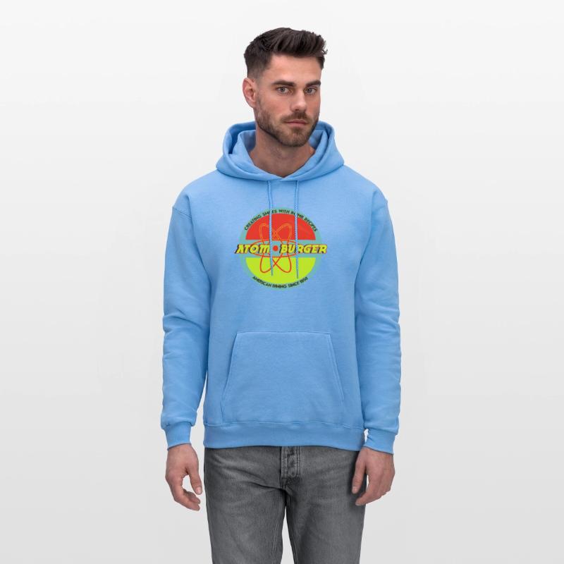 Atom Burger Retro Style