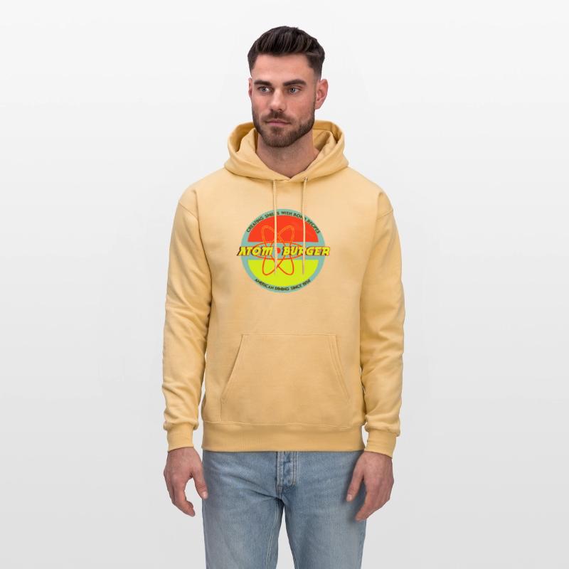 Atom Burger Retro Style