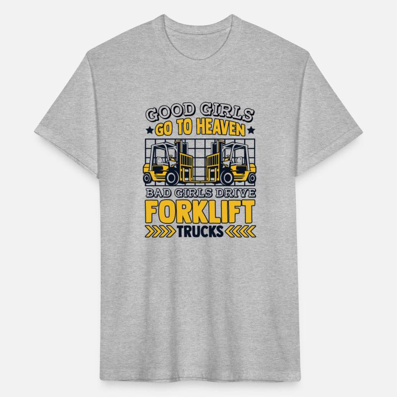 Bad Girls Drive Forklift Trucks Lift Truck