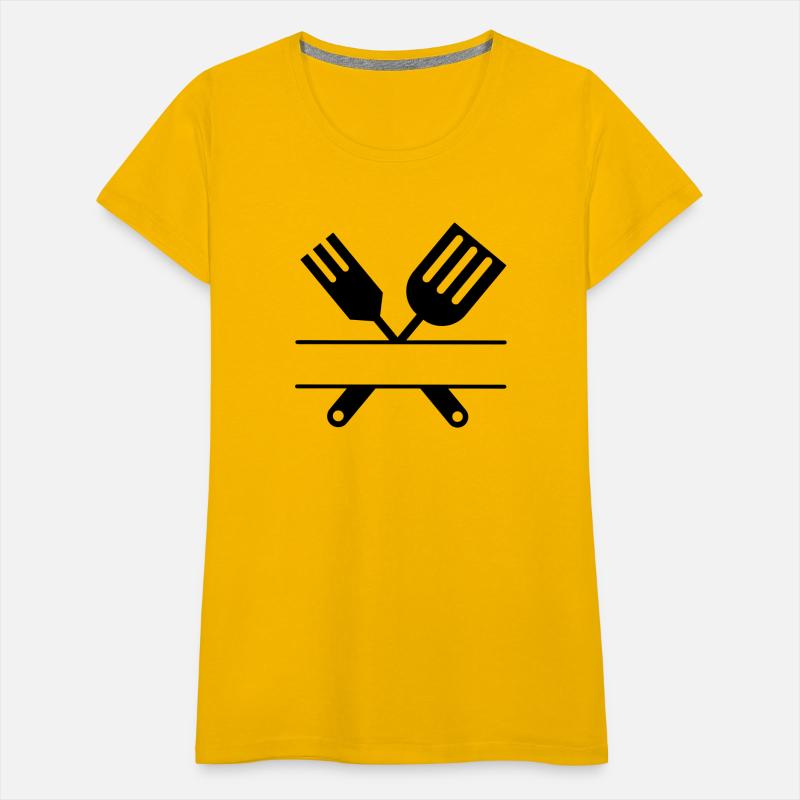 Barbecue emblem cutlery monogram