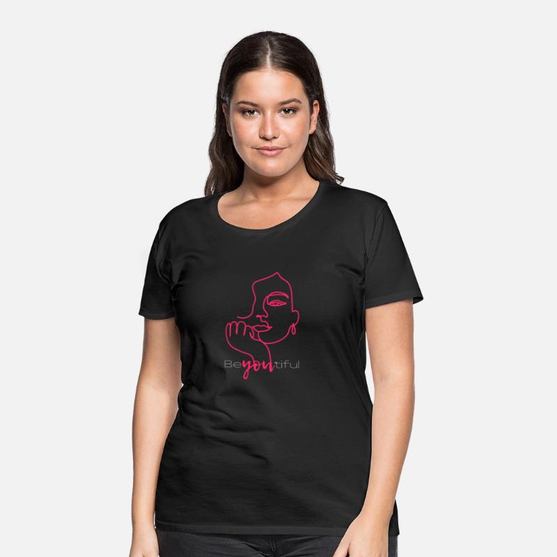 Be You Beautiful Feminine T Shirt Design