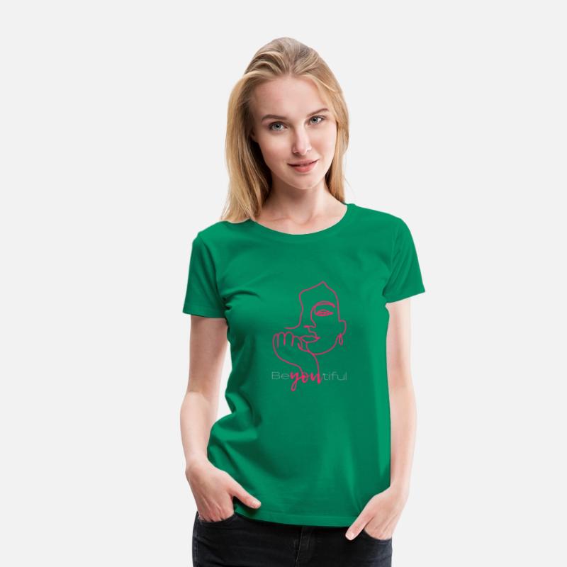 Be You Beautiful Feminine T Shirt Design
