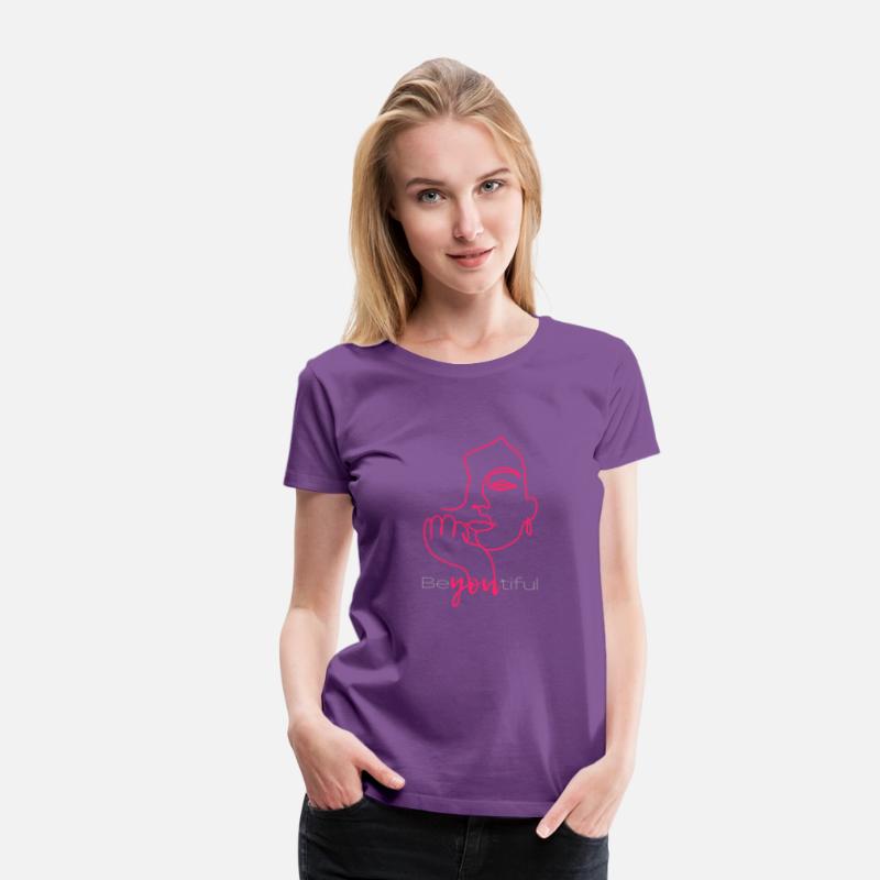 Be You Beautiful Feminine T Shirt Design