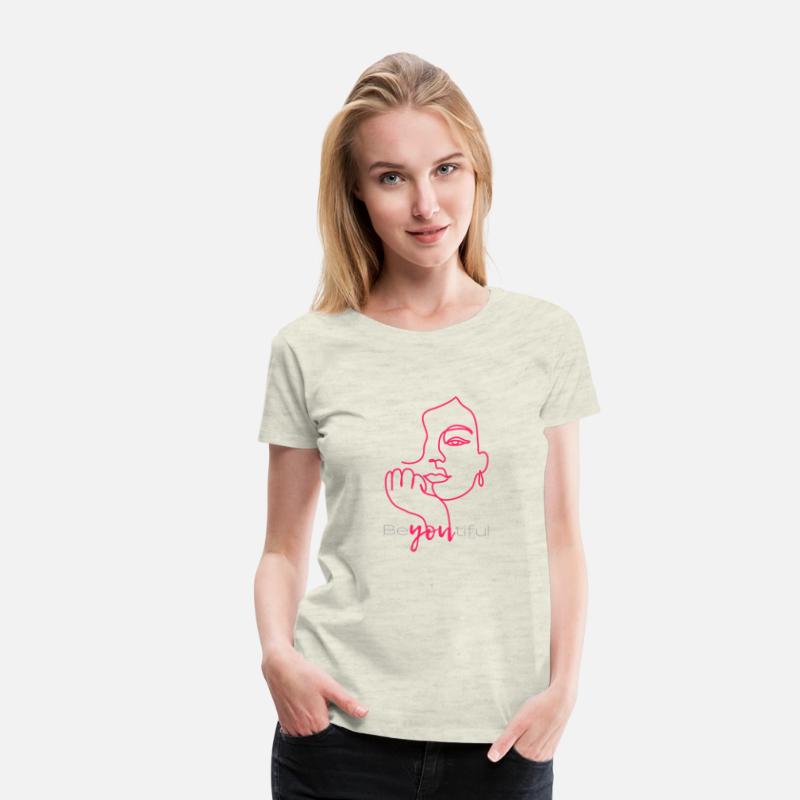 Be You Beautiful Feminine T Shirt Design