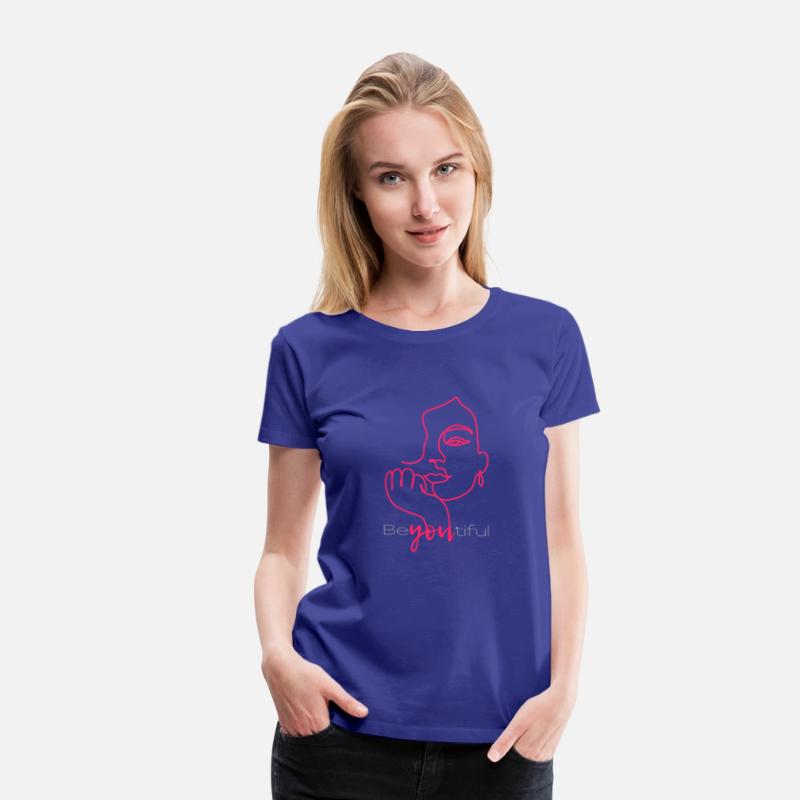 Be You Beautiful Feminine T Shirt Design