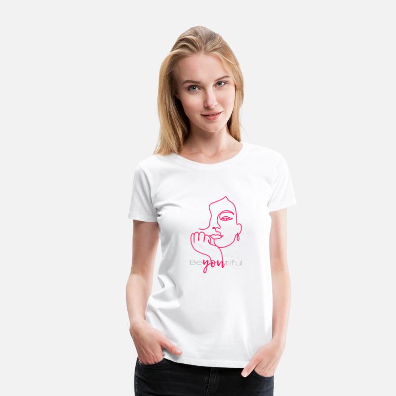 Be You Beautiful Feminine T Shirt Design