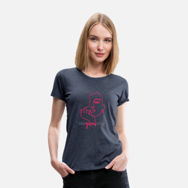 Be You Beautiful Feminine T Shirt Design