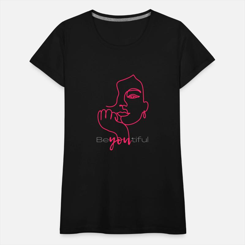 Be You Beautiful Feminine T Shirt Design