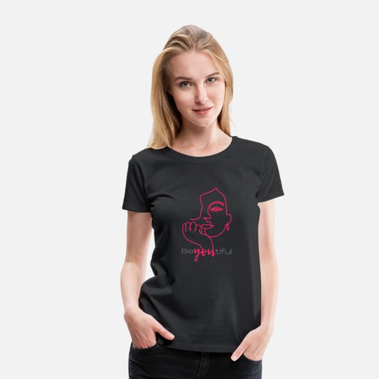 Be You Beautiful Feminine T Shirt Design