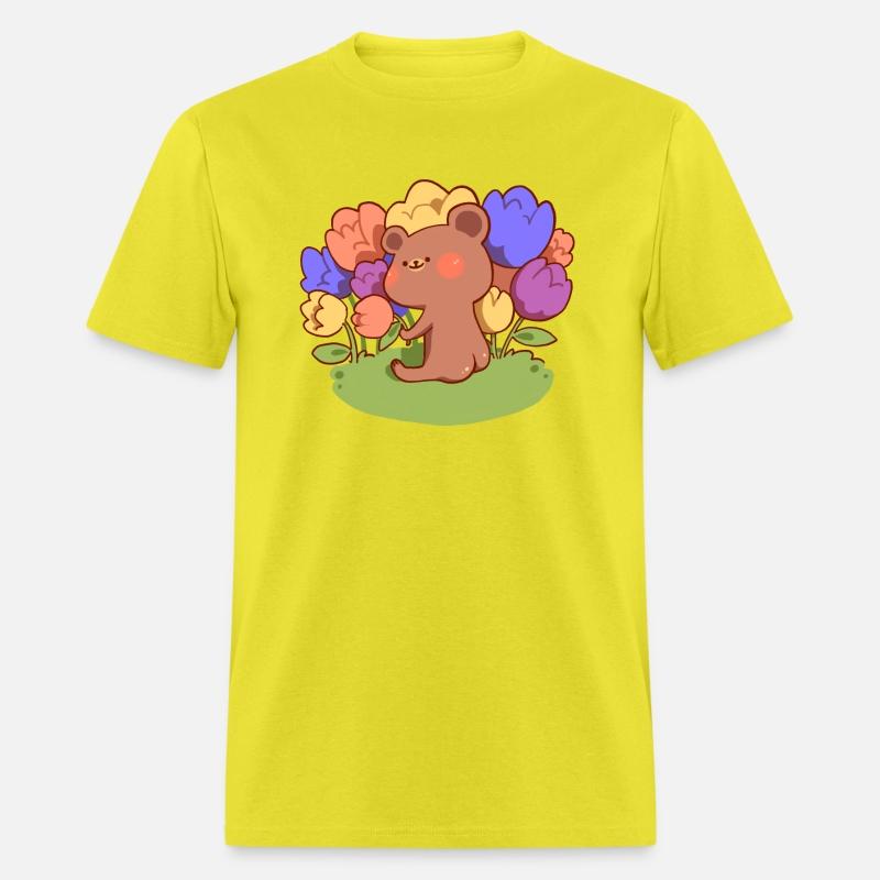 Bear Butt With Tulips