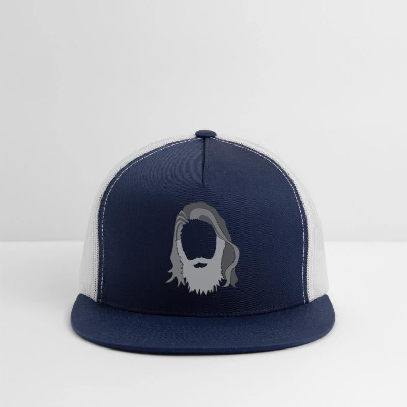 bearded man with long hair good looking guy