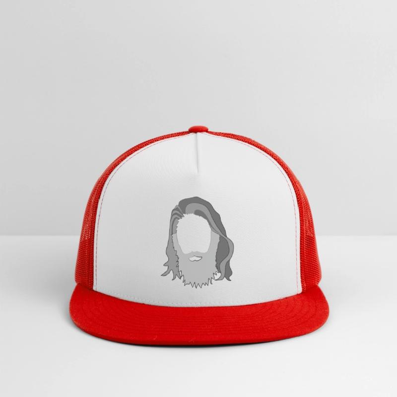 bearded man with long hair good looking guy