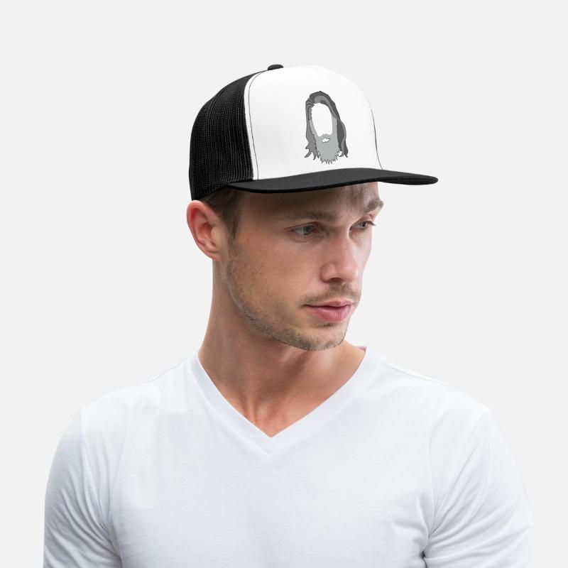 bearded man with long hair good looking guy