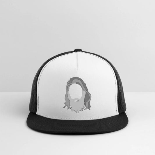 bearded man with long hair good looking guy