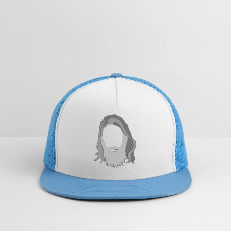 bearded man with long hair good looking guy