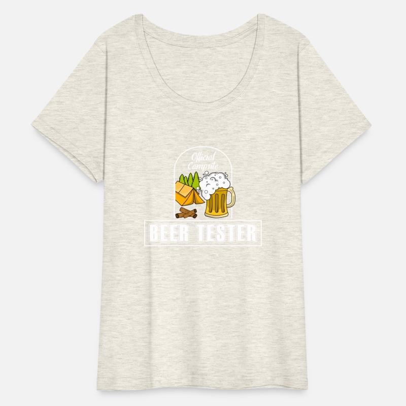 Beer Tester On The Camping Site