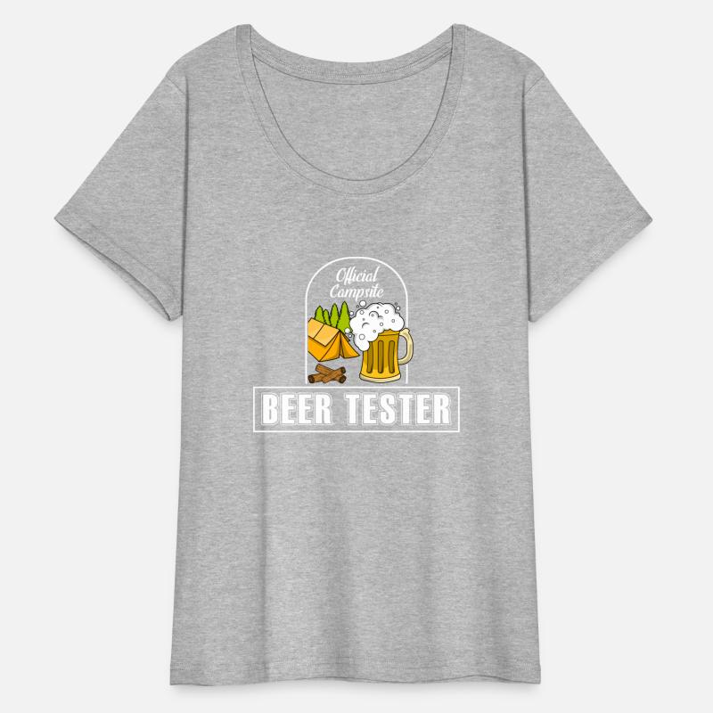 Beer Tester On The Camping Site