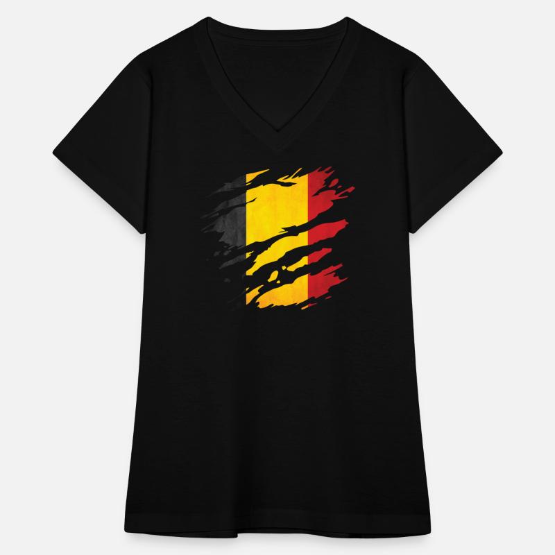 Belgium - national flag, scratches, cracks