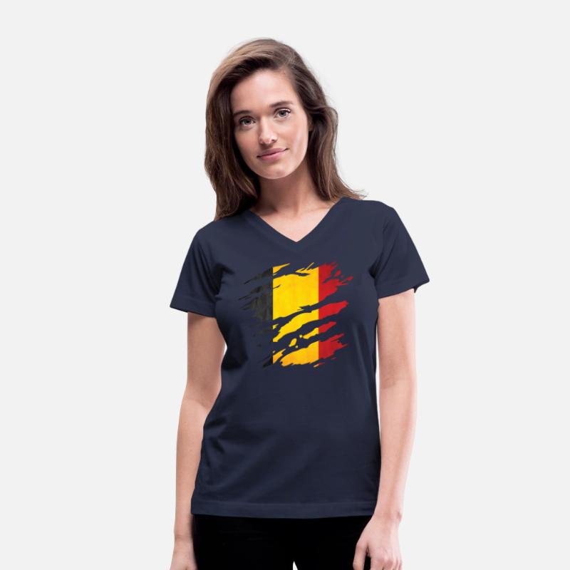 Belgium - national flag, scratches, cracks