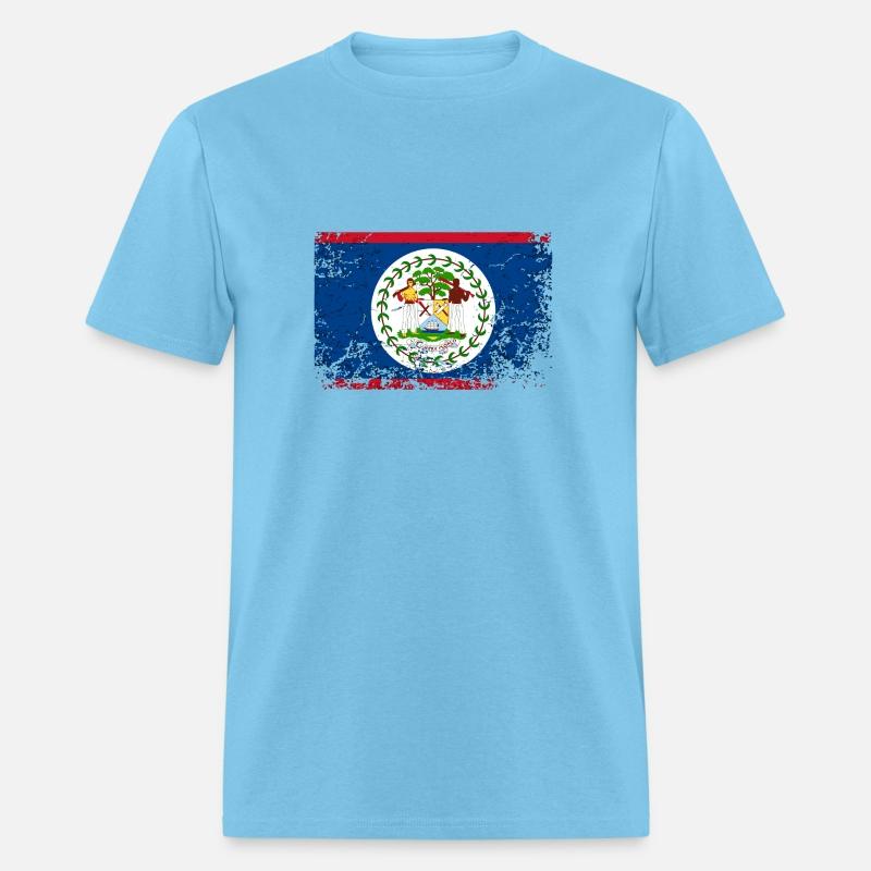 Belize National Flag Vintage