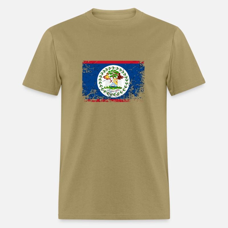 Belize National Flag Vintage