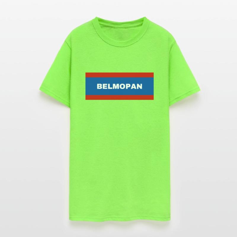 Belmopan City in Belize Flag Colors