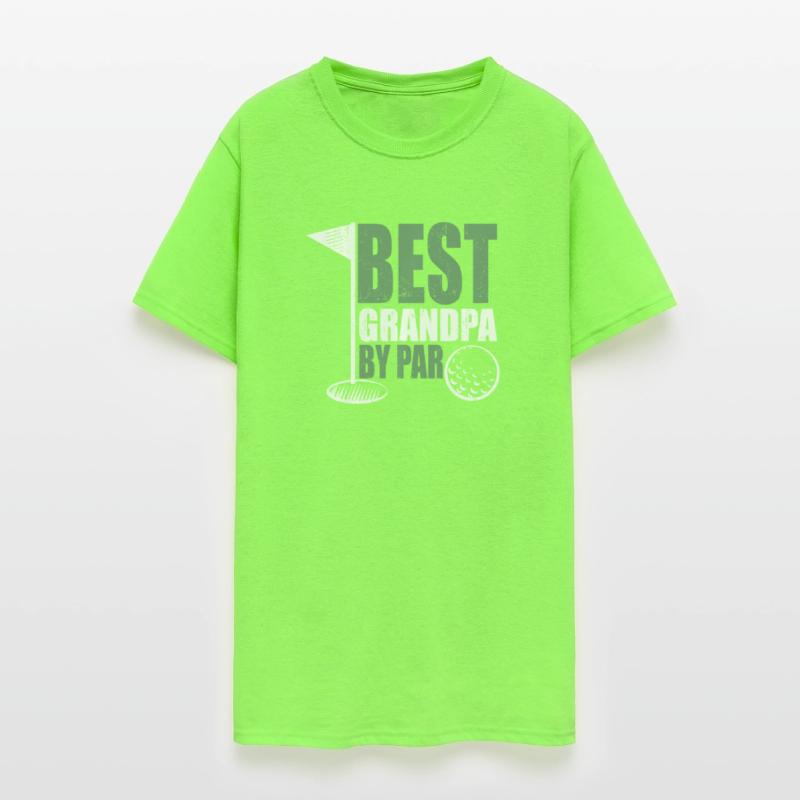 Best Grandpa By Par Father's Day Distressed