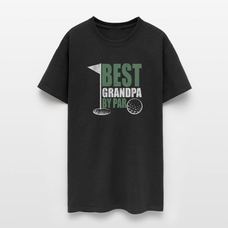 Best Grandpa By Par Father's Day Distressed