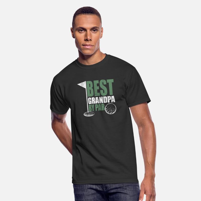 Best Grandpa By Par Father's Day Distressed