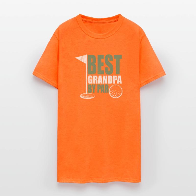 Best Grandpa By Par Father's Day Distressed