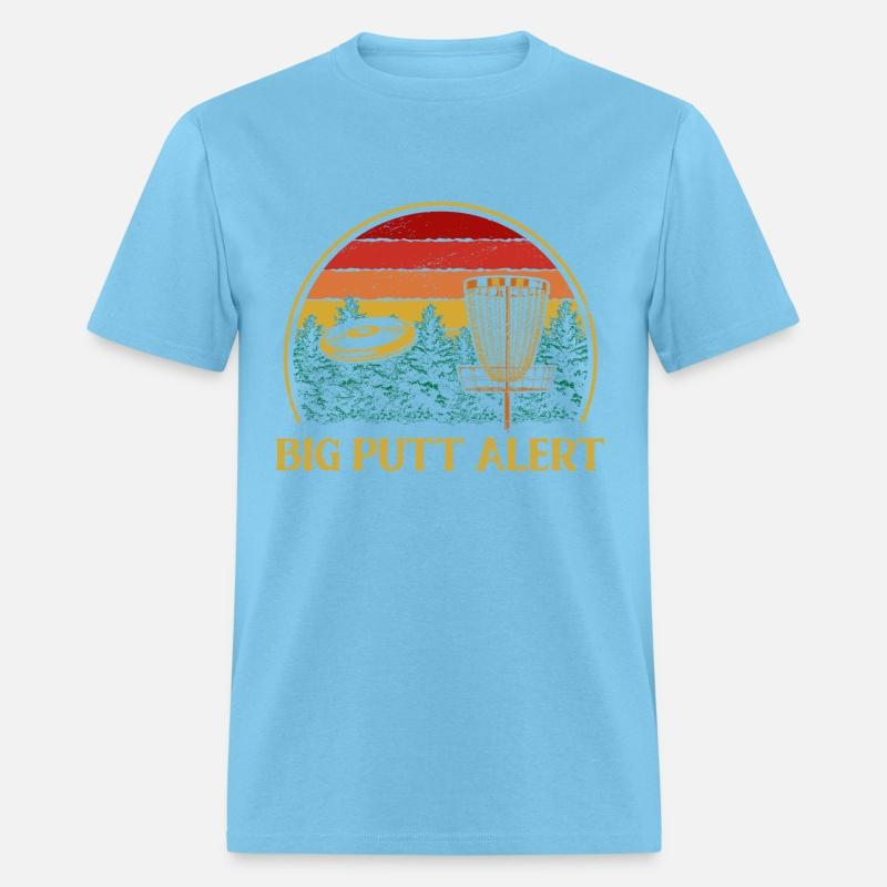 Big Putt Alert Disc Golf Pun Golfer Joke Sports Fu