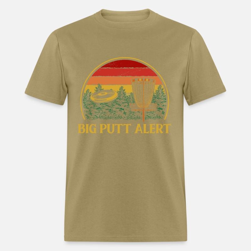 Big Putt Alert Disc Golf Pun Golfer Joke Sports Fu