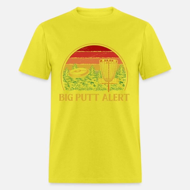 Big Putt Alert Disc Golf Pun Golfer Joke Sports Fu