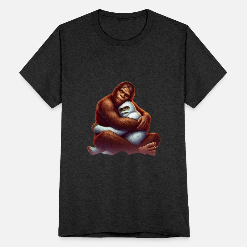 Bigfoot Hugging Yeti