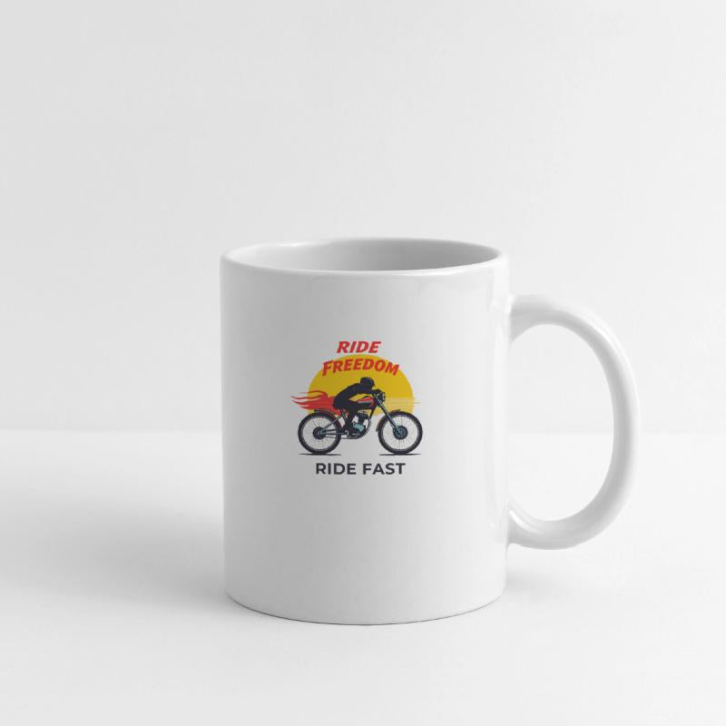 bike silhouette with colorful motion trails