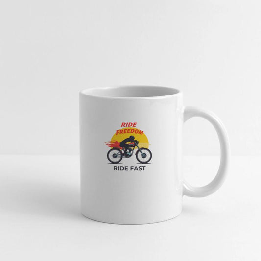 bike silhouette with colorful motion trails