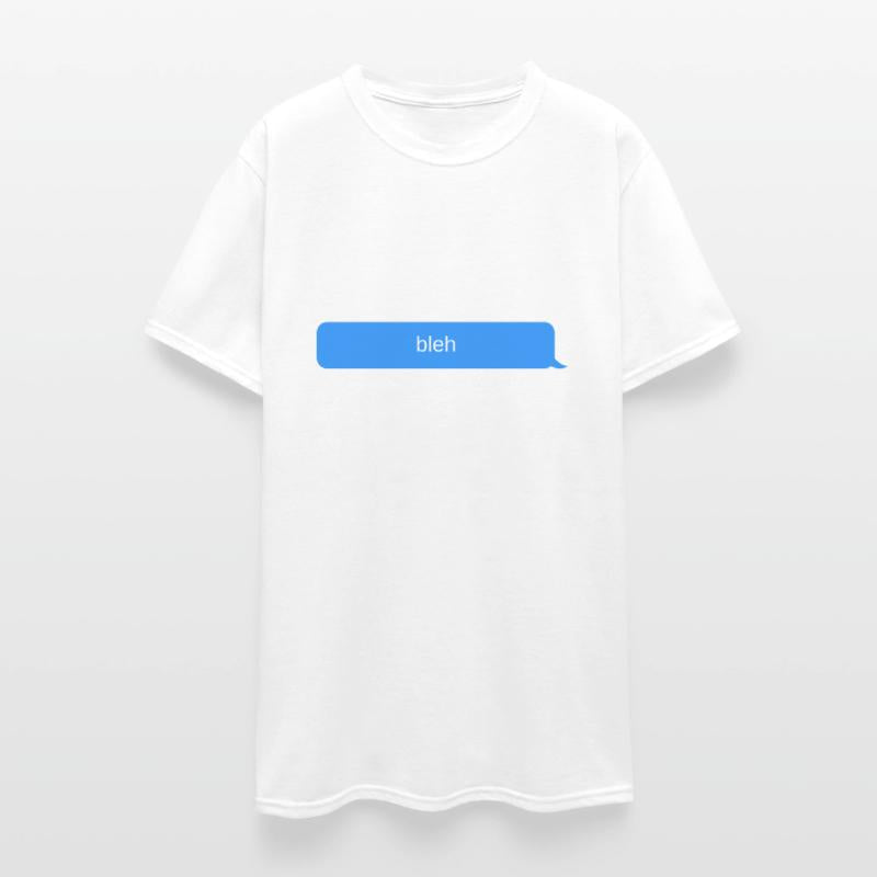 bleh, funny, Blue chat bubble, text message