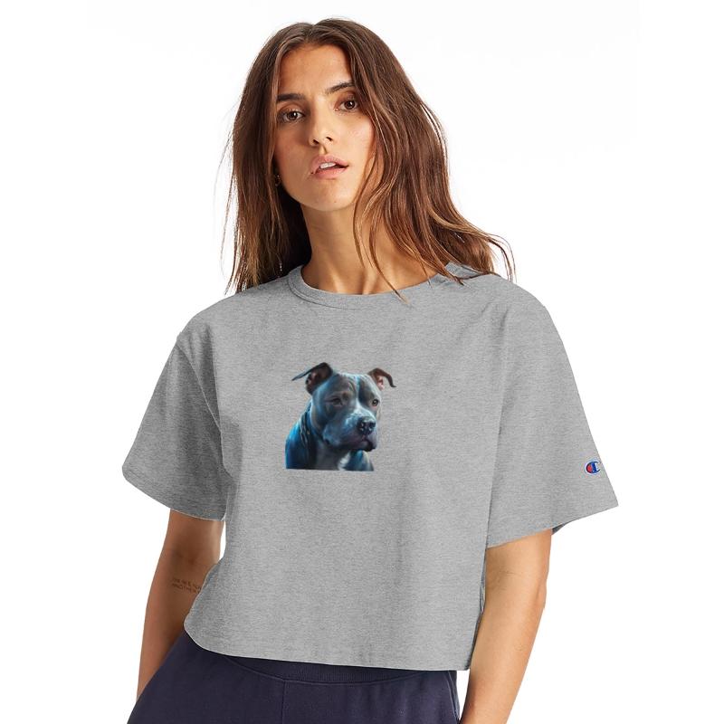 Blue Nose Pitbull Neon Face Guardian