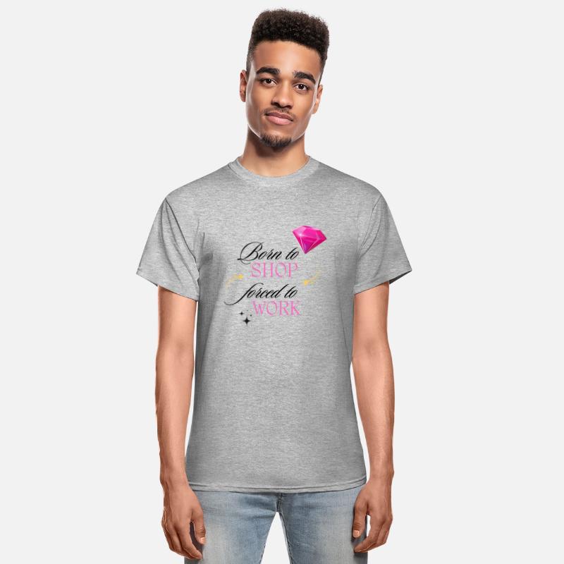 Born to Shop Forced to Work Women T Shirt