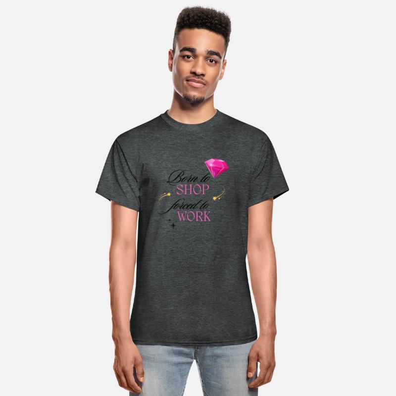 Born to Shop Forced to Work Women T Shirt